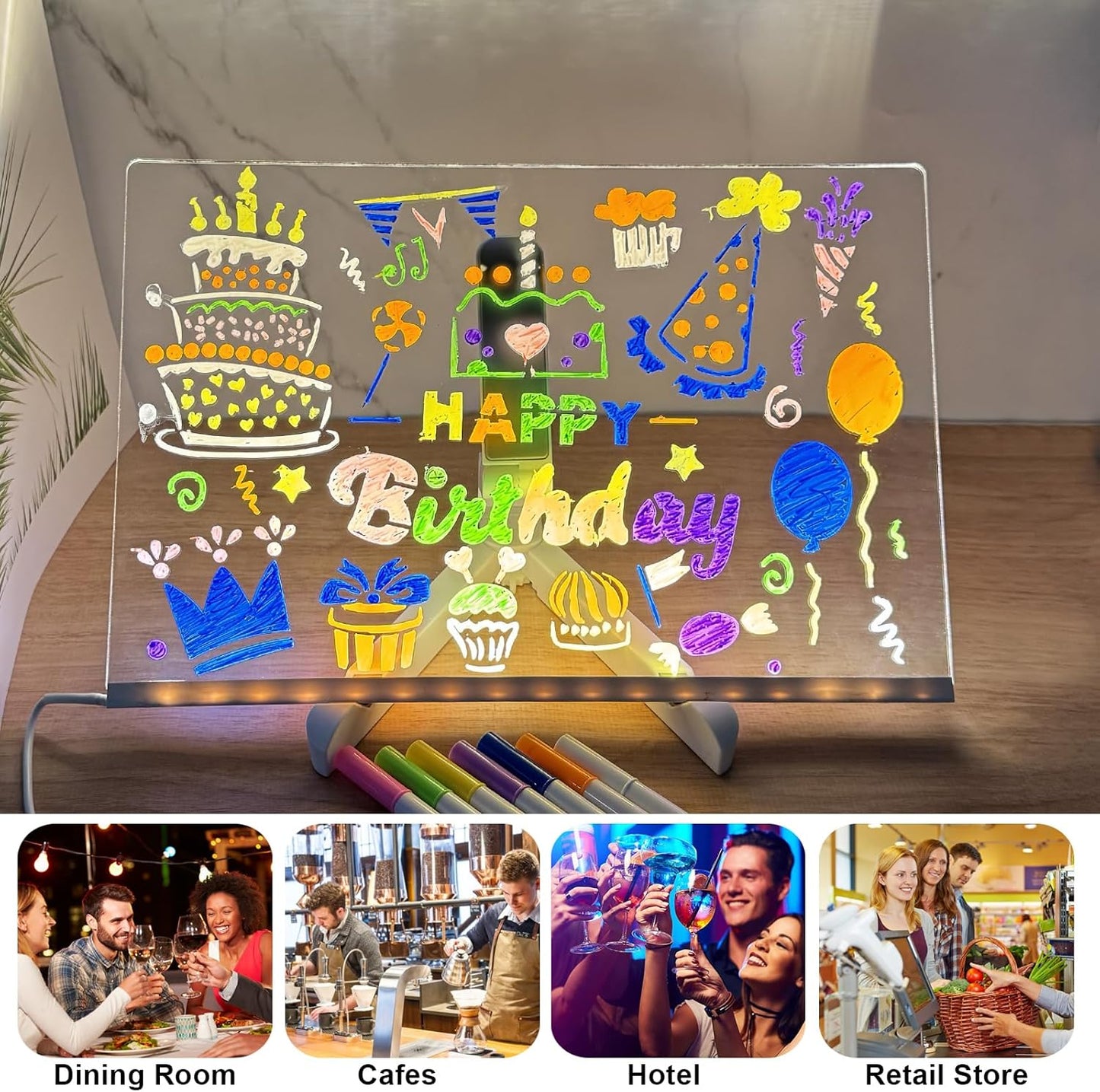 LED Kreativitätstafel für Kinder